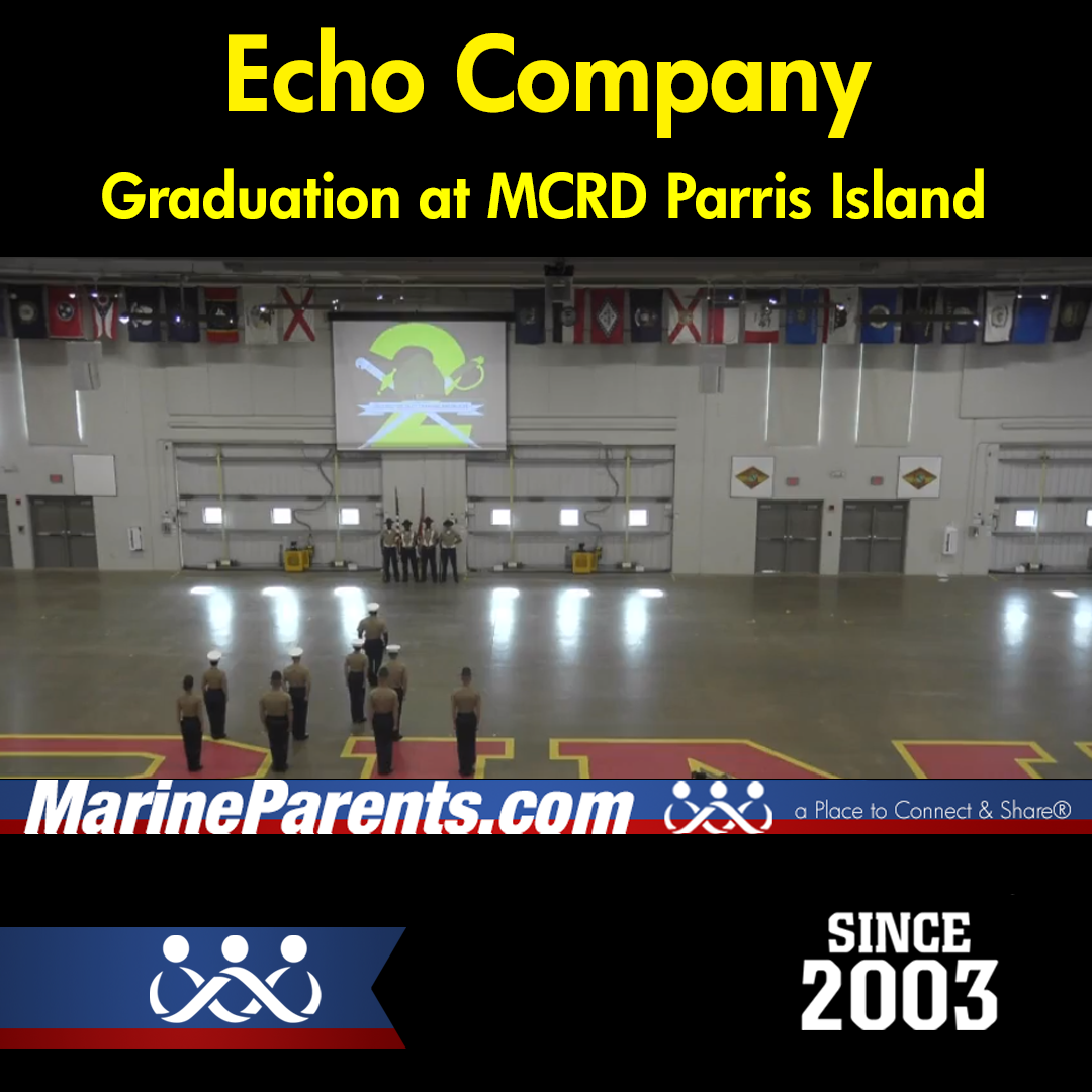 Echo Company Parris Island Graduation