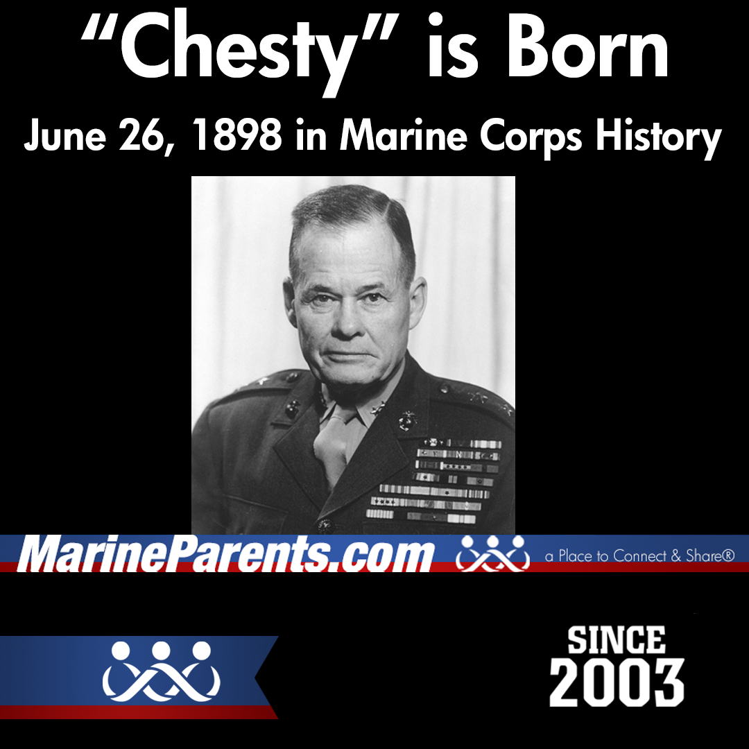 Lewis (Chesty) Puller is Born