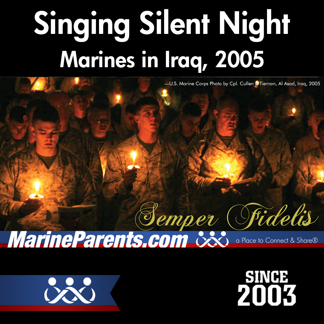 Marines Sing Silent Night