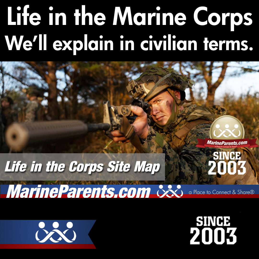 Life in the Corps Website Map