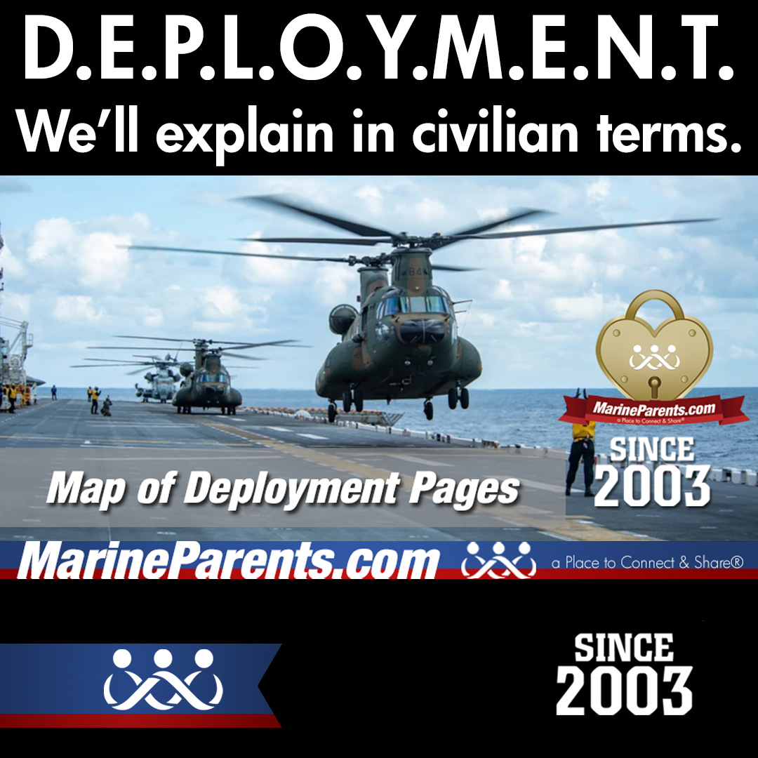 Deployment Pages on Marine Parents