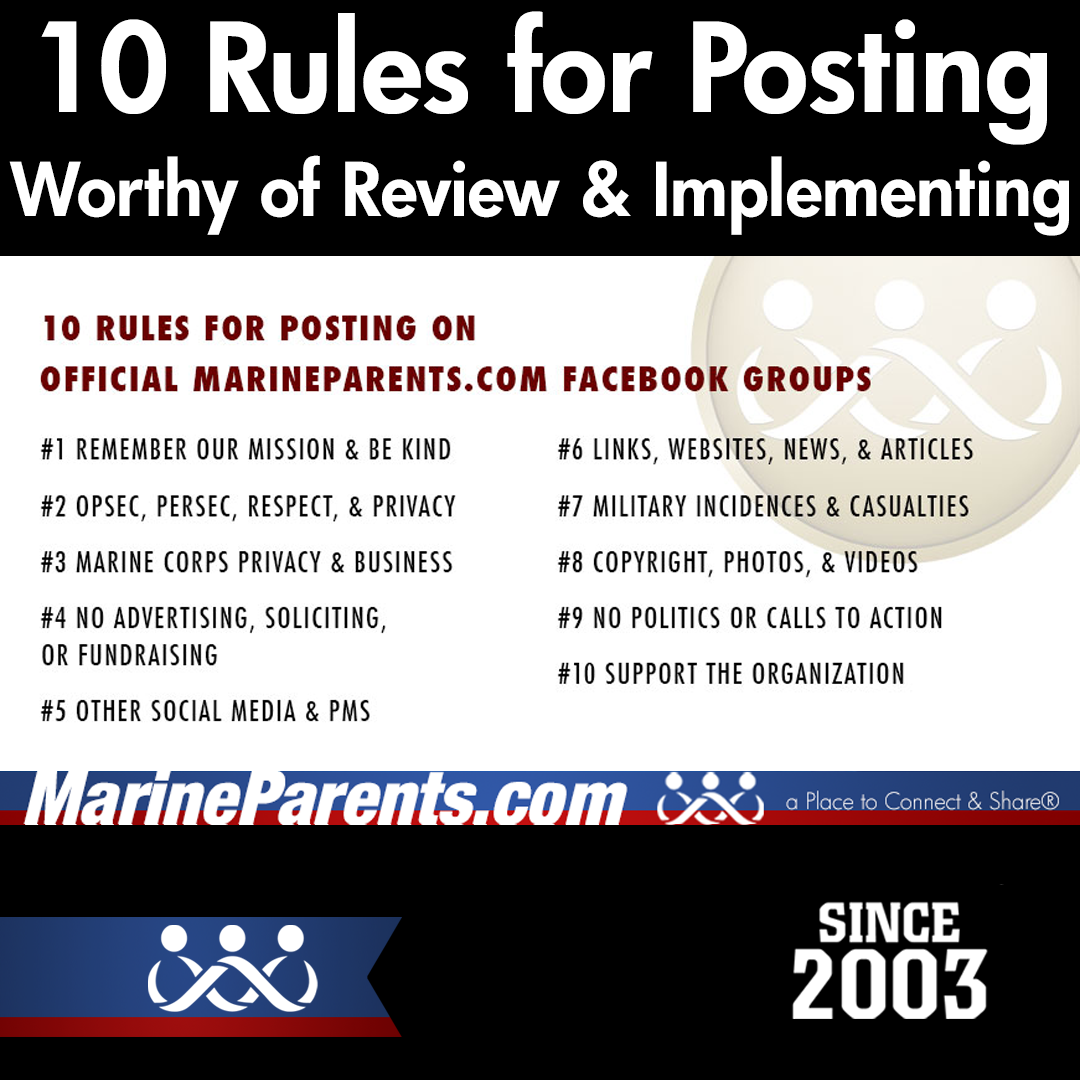 10 Rules for Posting
