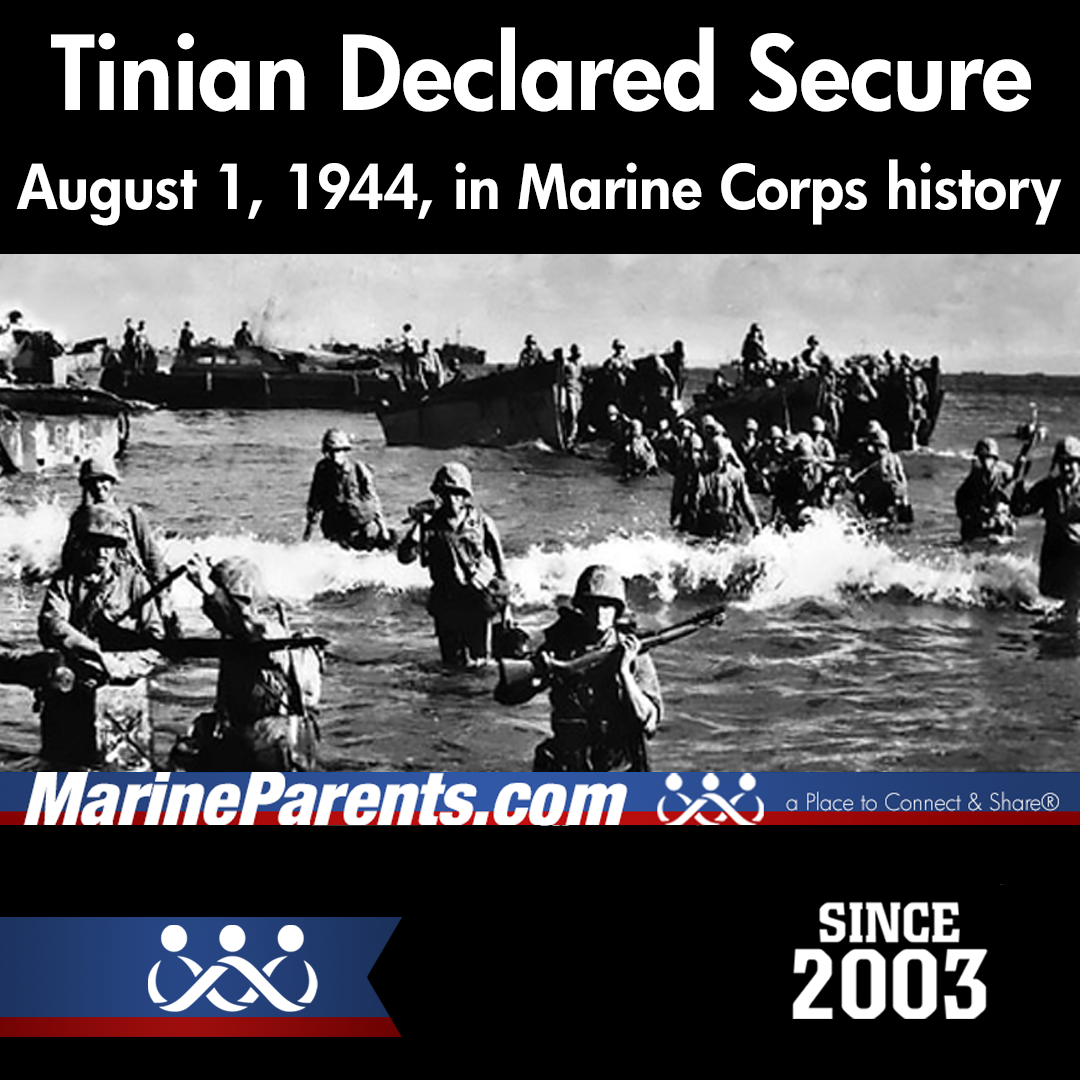 Tinian Declared Secure