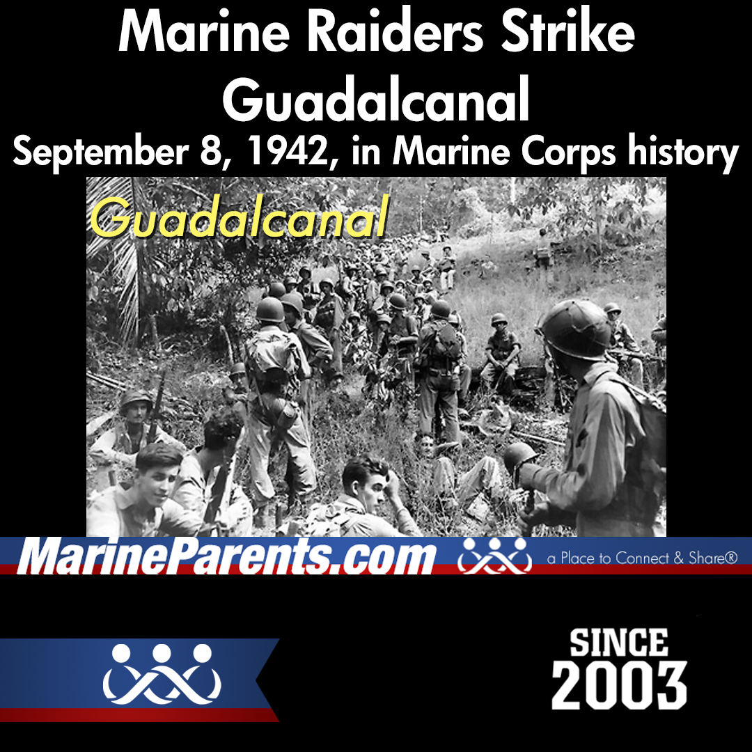 Marine Raiders Strike Guadalcanal
