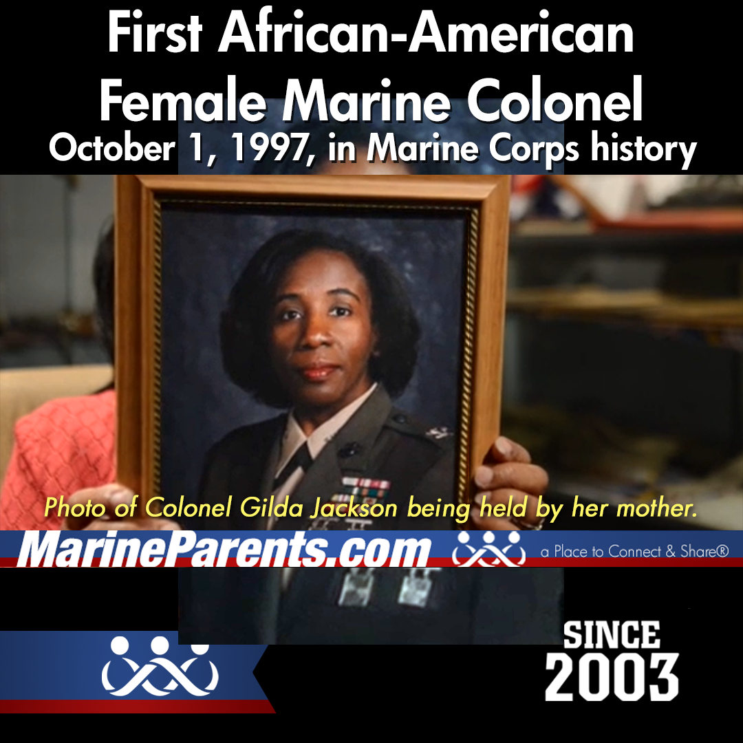 Gilda Jackson Becomes First African-American Female Marine Colonel