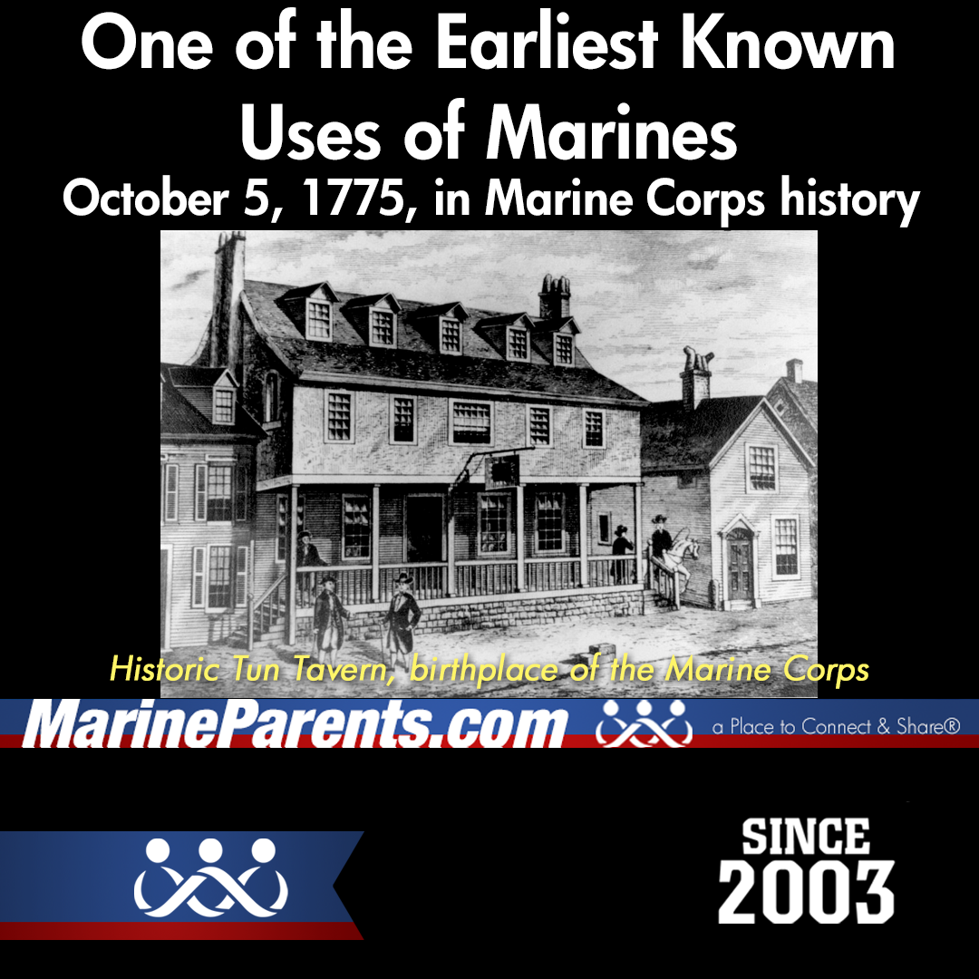 One of Earliest Known Uses of (Marines) by Continental Congress