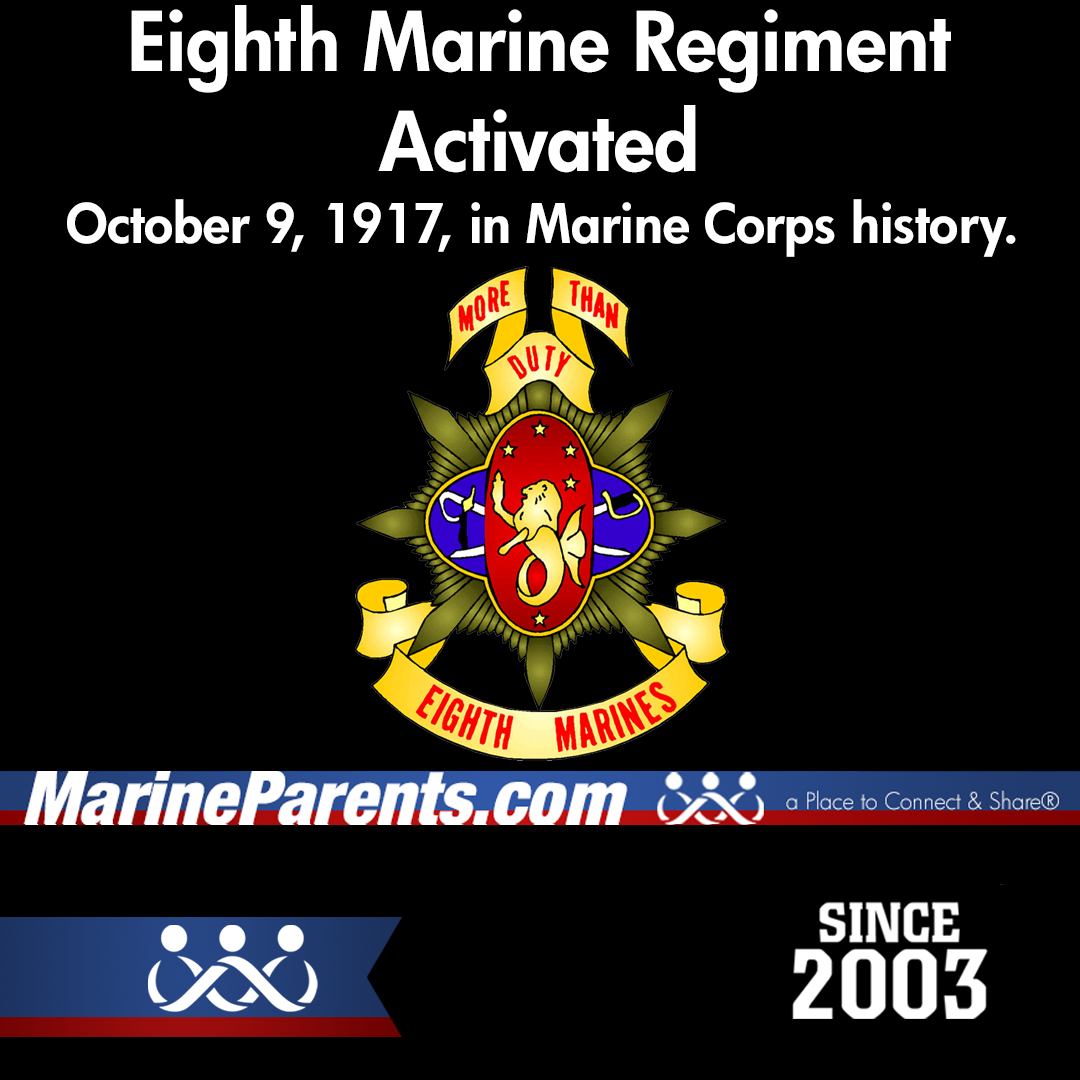 Eighth Marine Regiment Activated