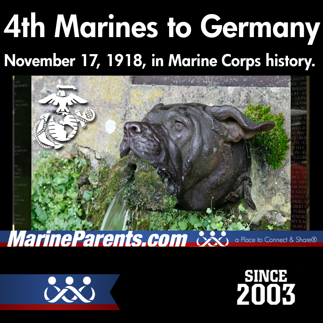 4th Marine Regiment Begins March to Germany