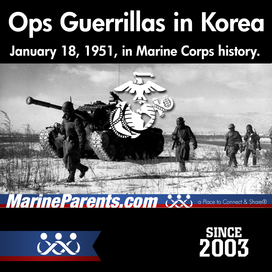 Marines Begin Operations Against Guerrillas in Korea