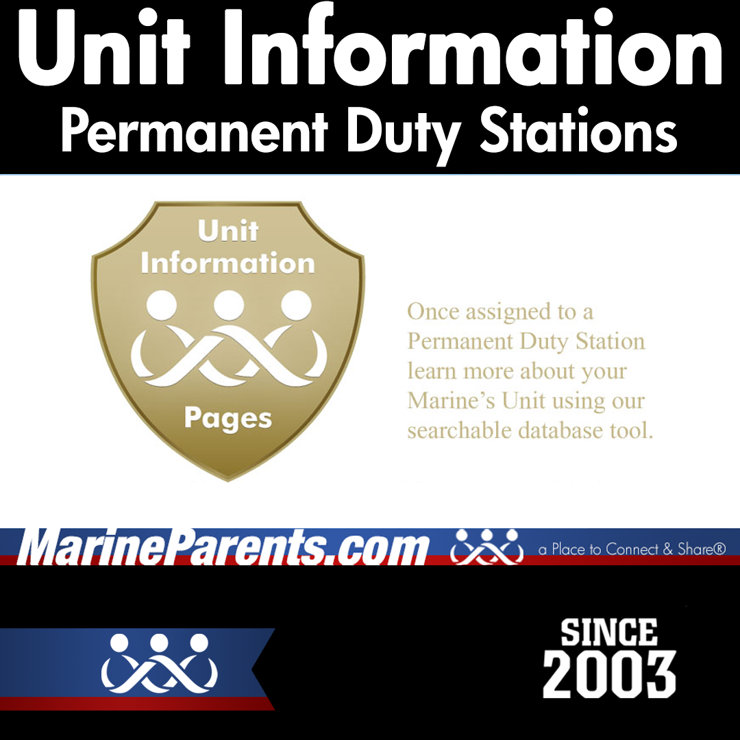 Search For Your Marine's Unit Information Page