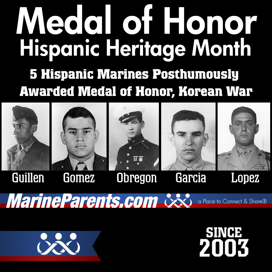 Korean War: Five Hispanic Marines posthumously awarded Medal of Honor