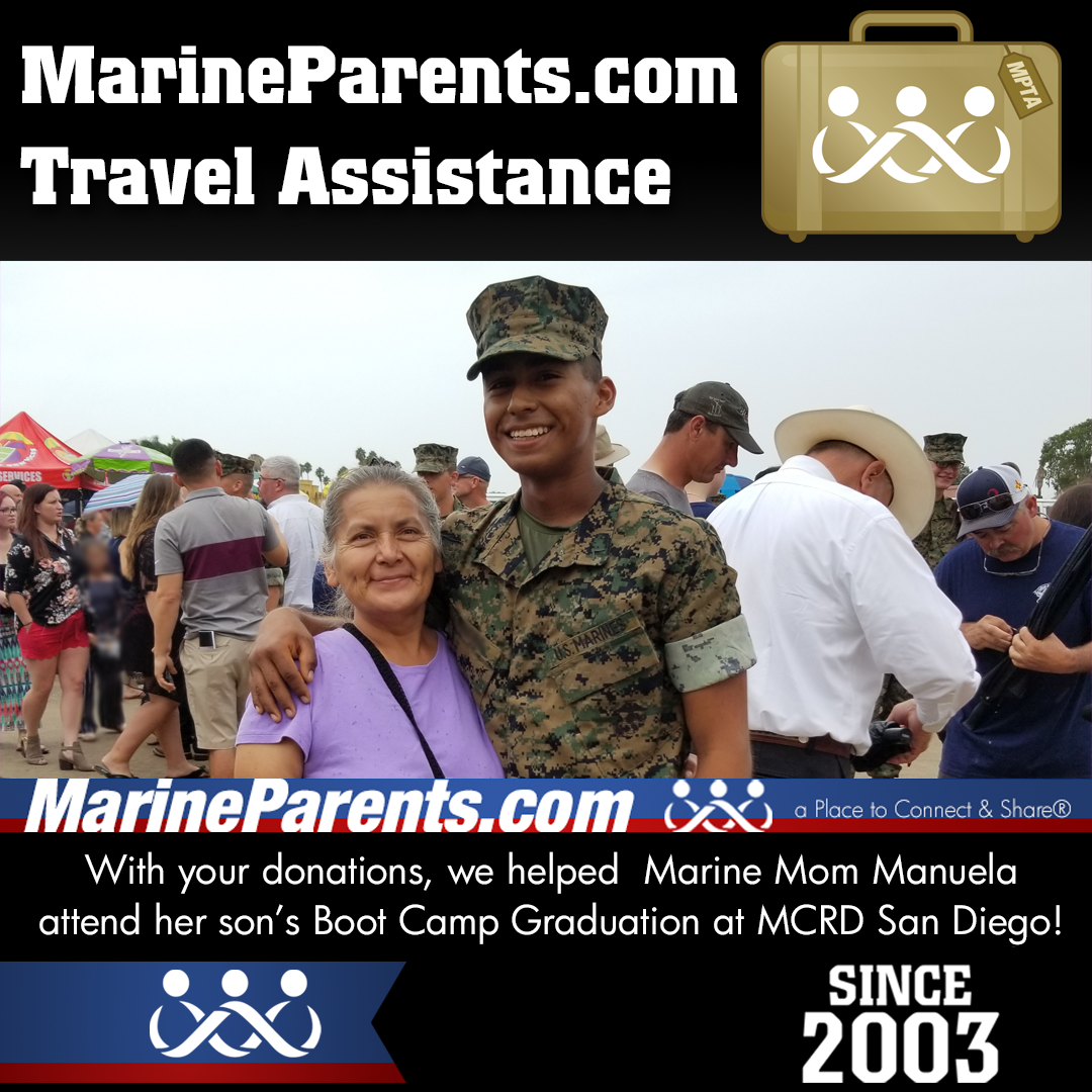 MPTA Helps Marine Mother, Manuela, Attend Graduation