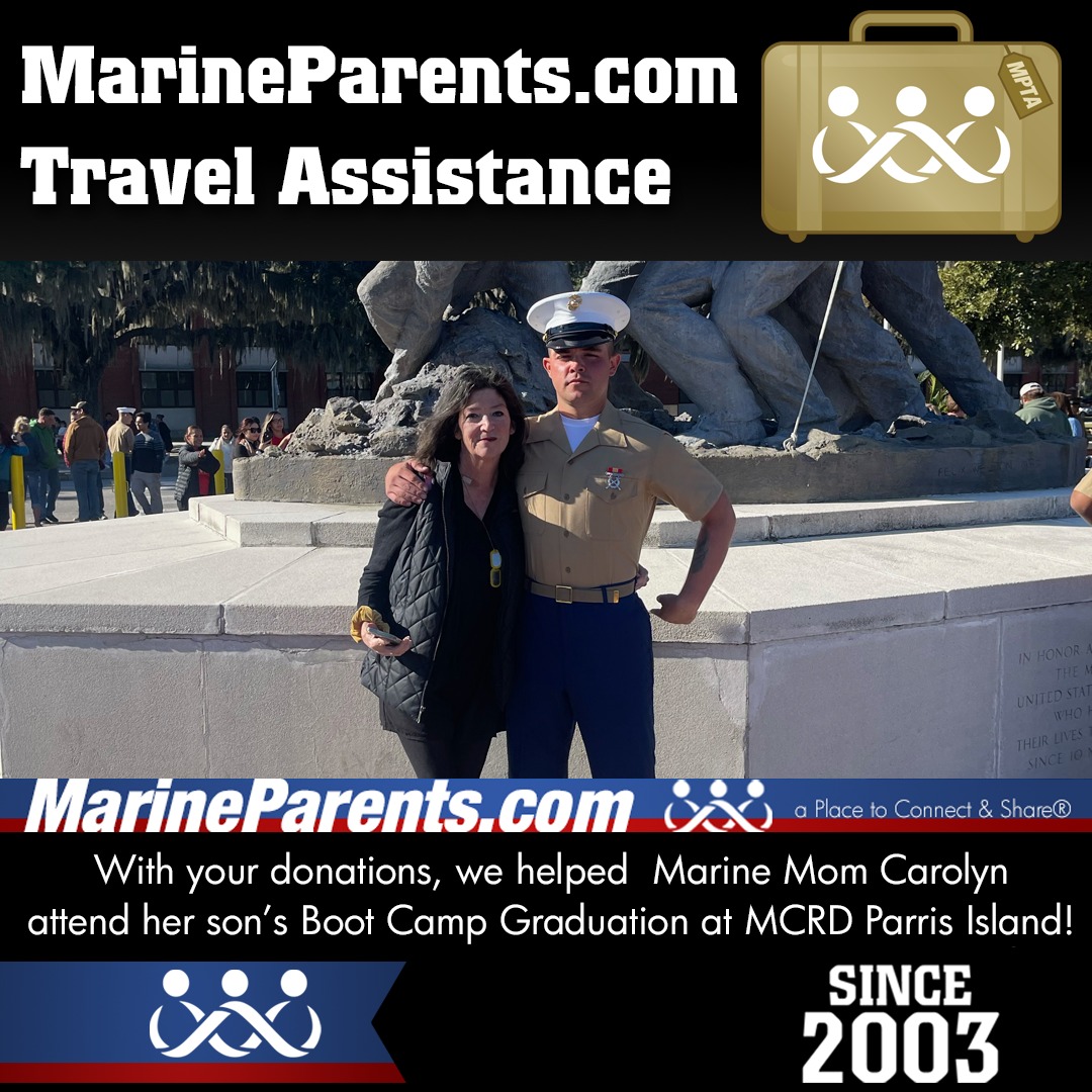 MPTA Helps Marine Mother, Carolyn, Attend Graduation