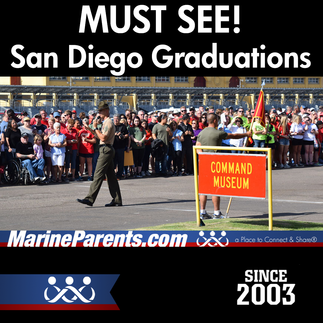 For Boot Camp Graduations at San Diego
