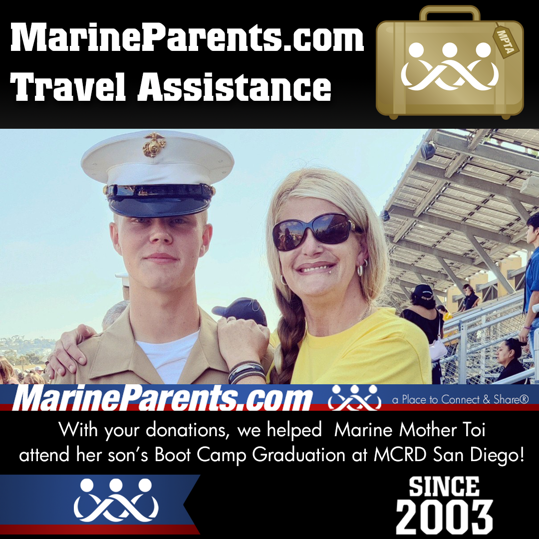 MPTA Helps Marine Mother, Toi, Attend Graduation