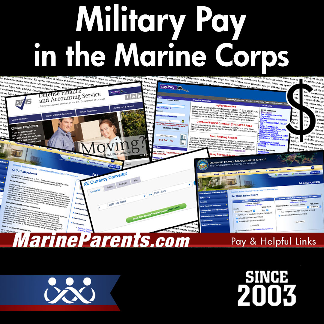 Marine Corps Pay and Allowances