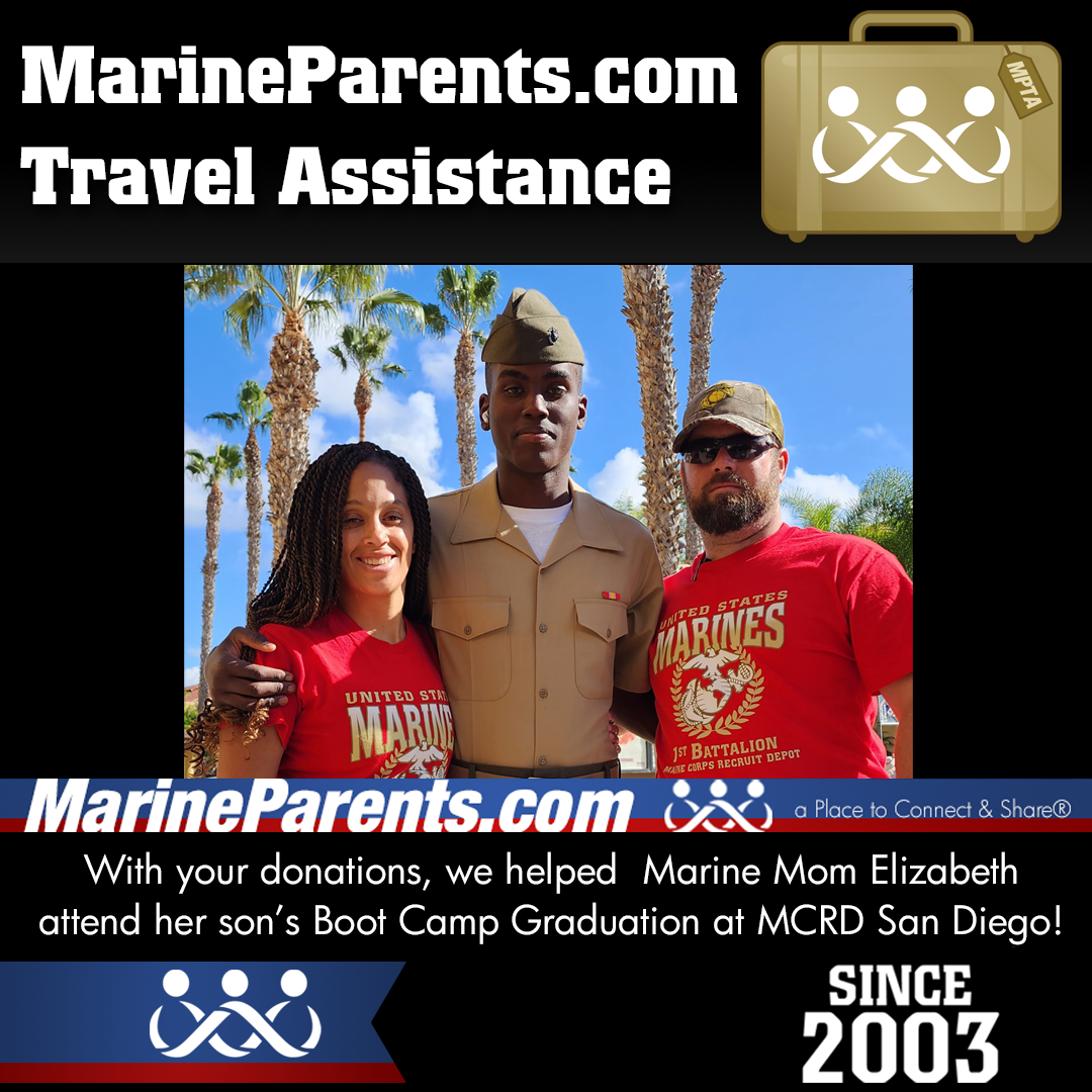 MPTA Helps Marine Mother, Elizabeth, Attend Graduation