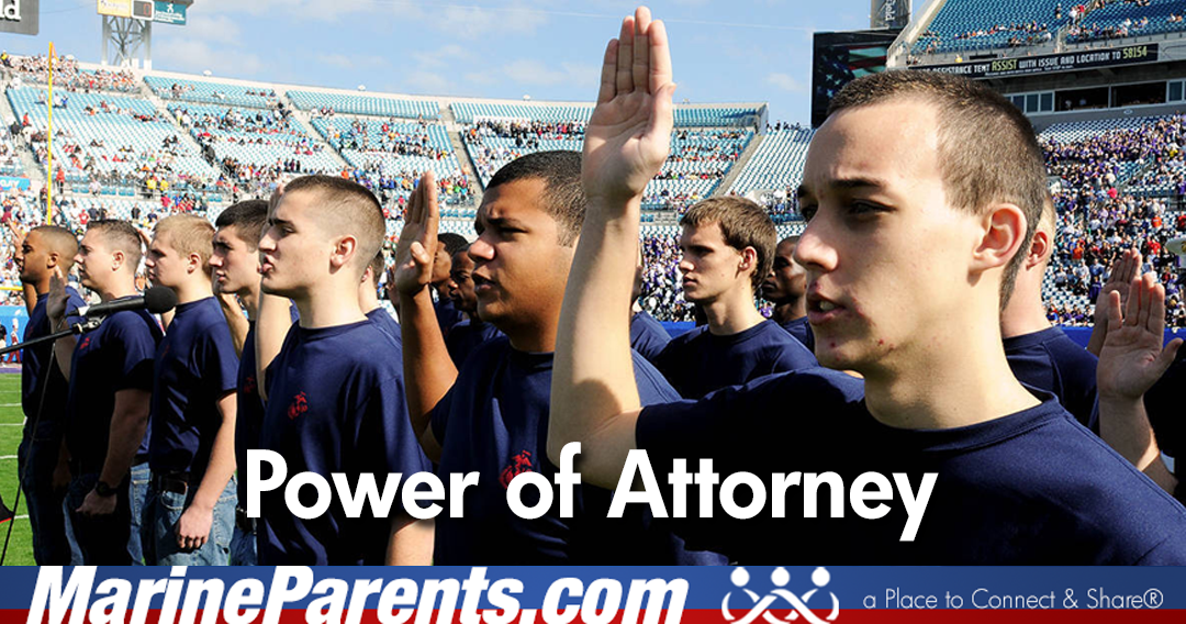 Power of Attorney Before Boot Camp?