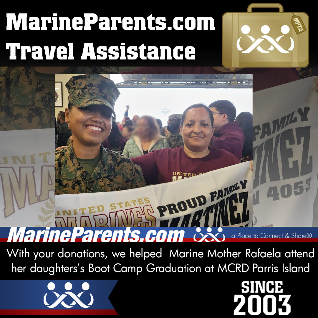 MPTA Helps Marine Mother, Rafaela, Attend Graduation