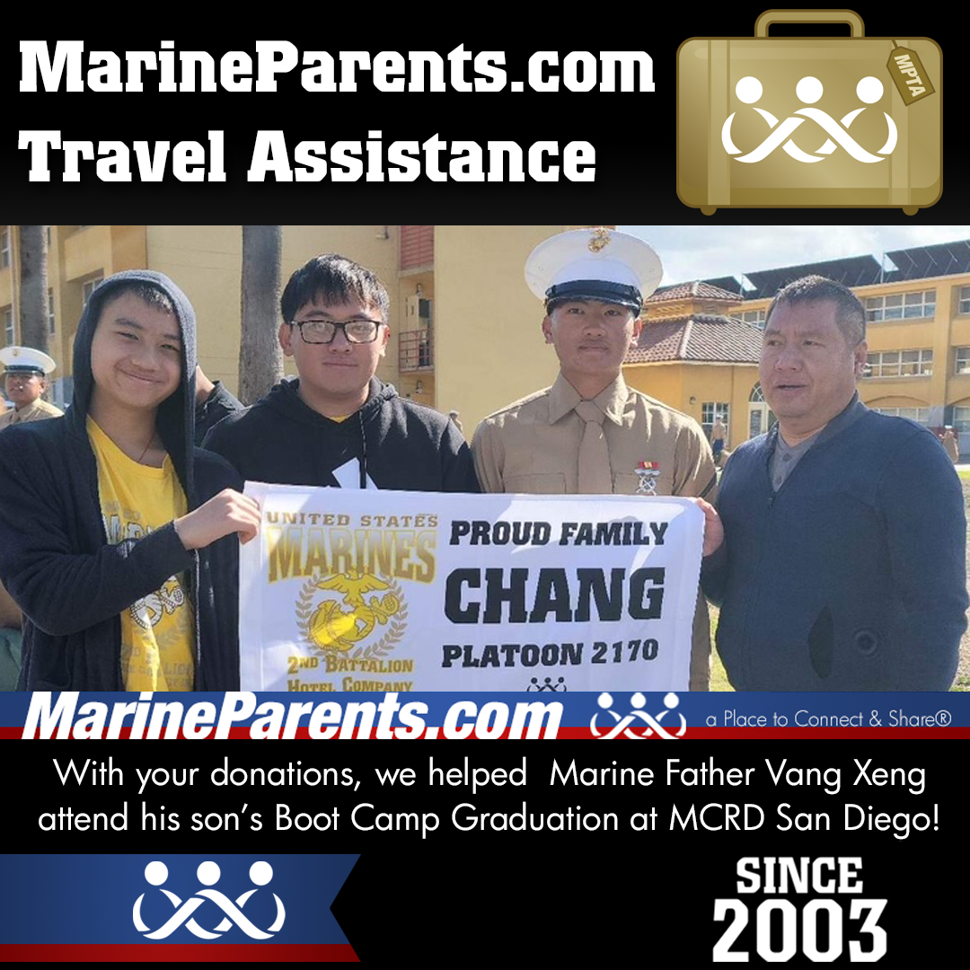 MPTA Helps Marine Father, Vang Xeng, Attend Graduation