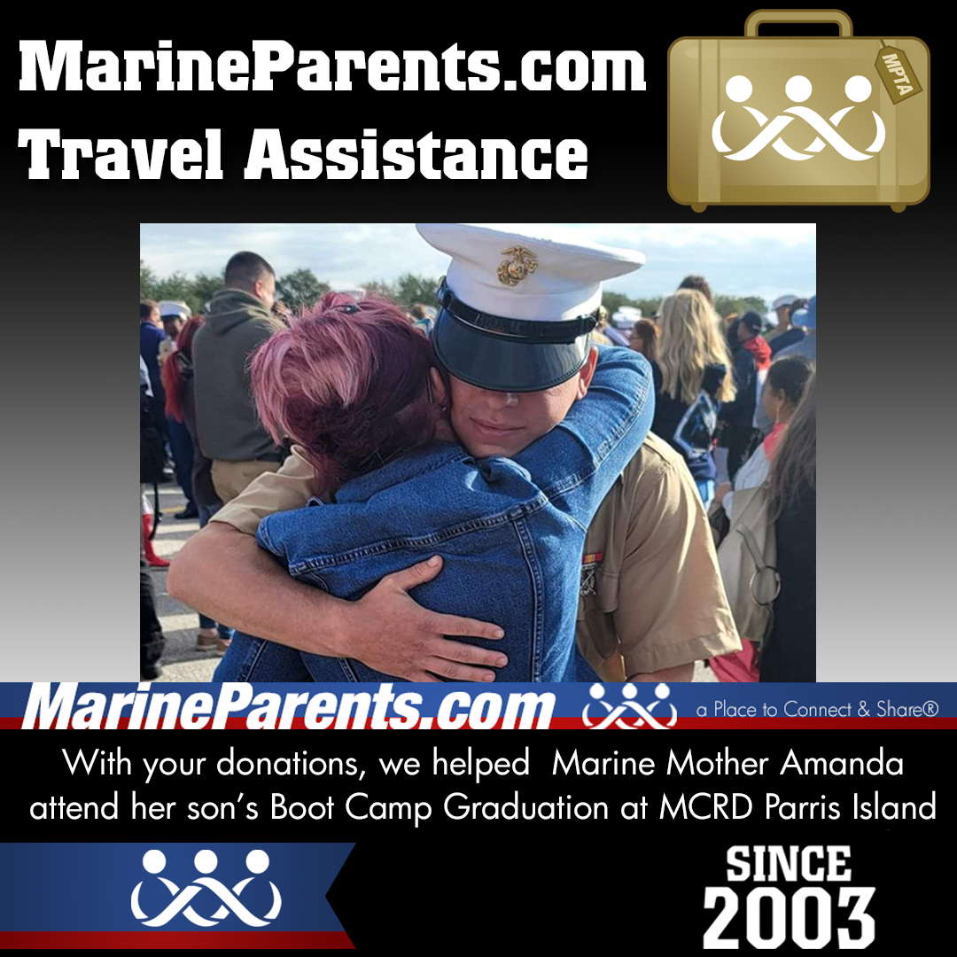 MPTA Helps Marine Mother, Amanda, Attend Graduation
