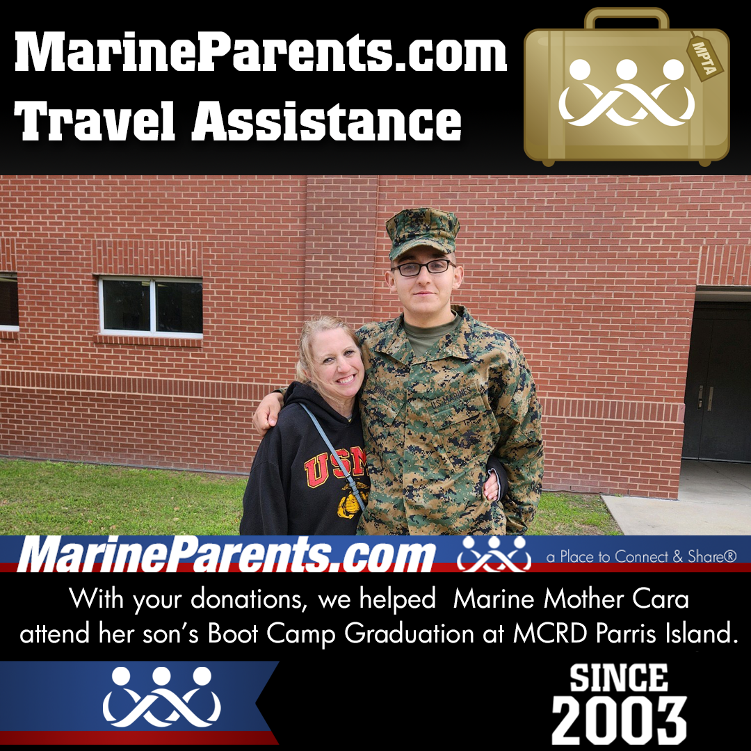 MPTA Helps Marine Mother, Cara, Attend Graduation