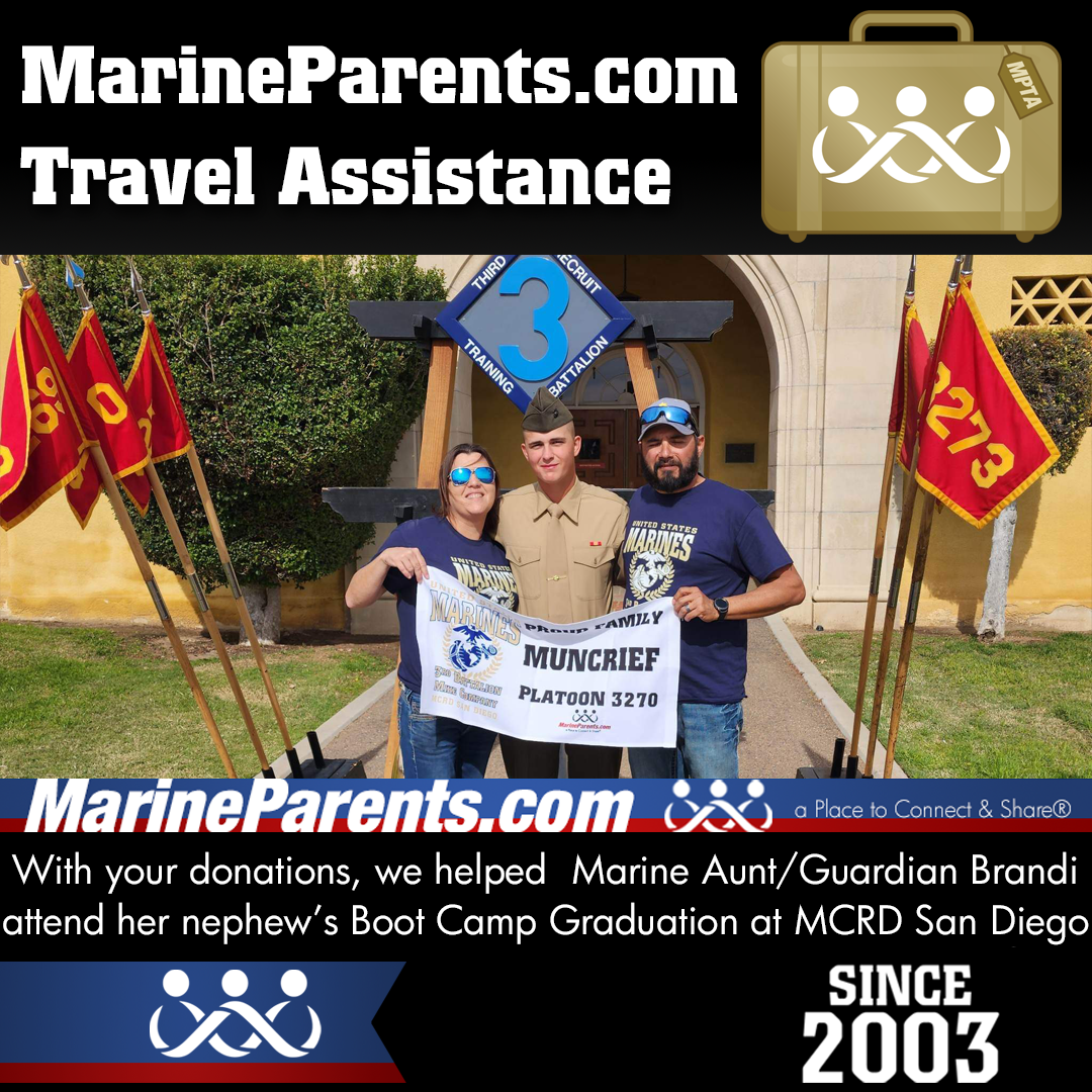 MPTA Helps Marine Aunt, Brandi, Attend Graduation