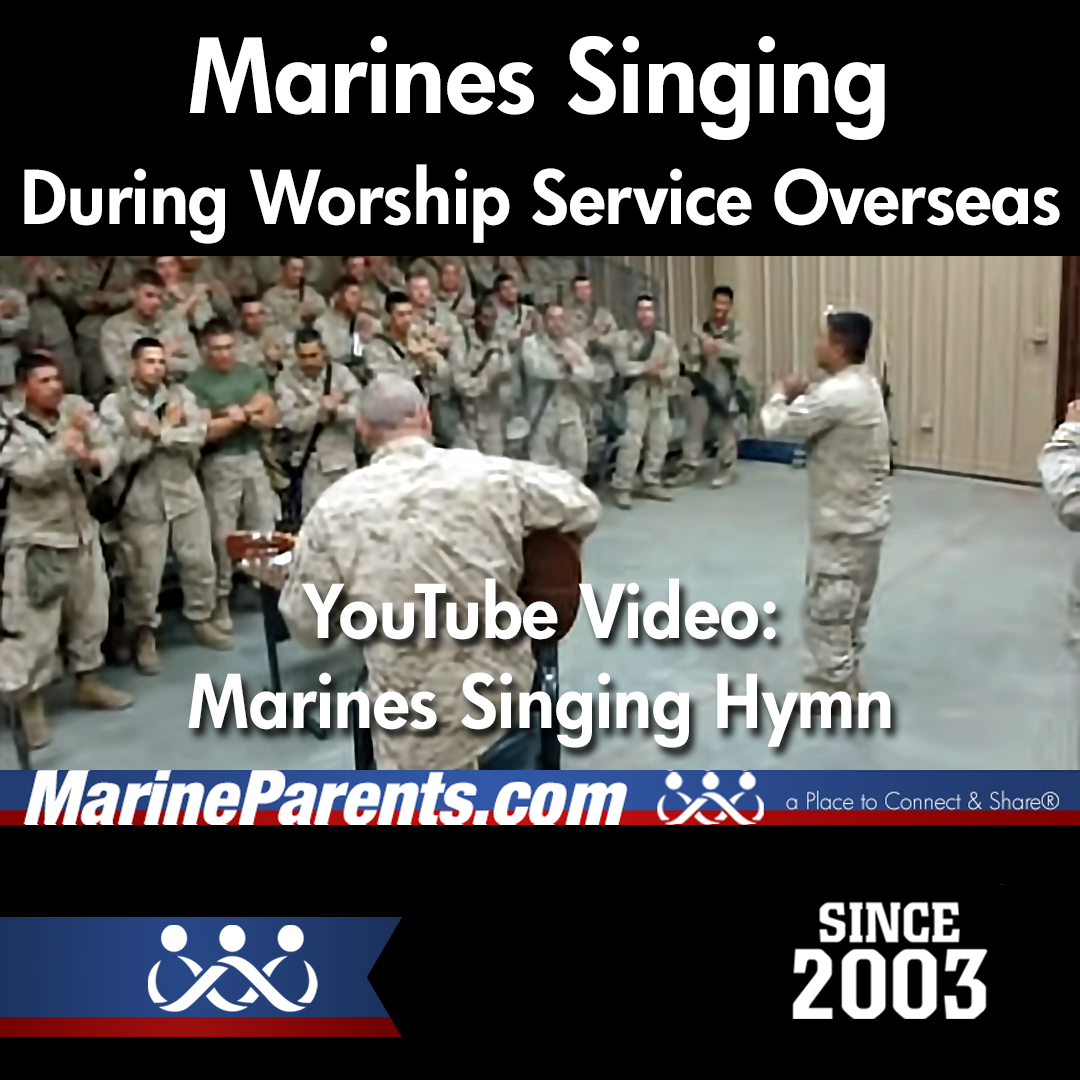 Marines Singing a Hymn