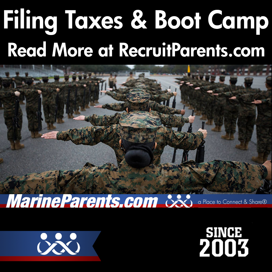 Recruits Filing Taxes Before Boot Camp