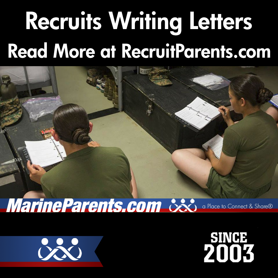 Letters Sent Home from Recruits