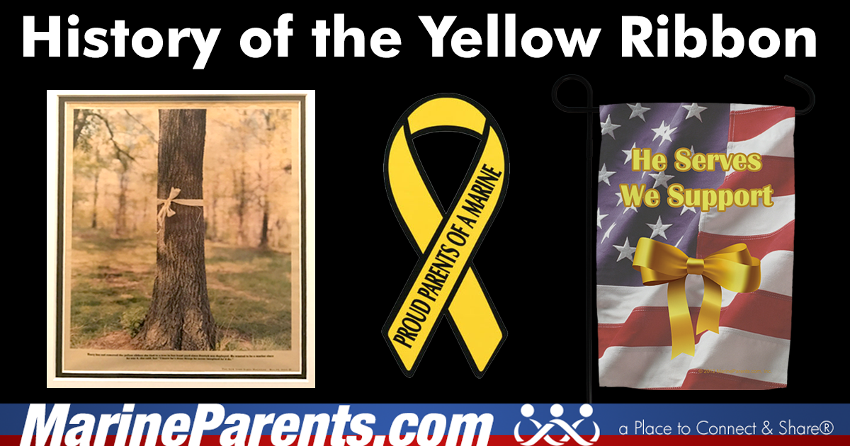 History of the Yellow Ribbon for Military