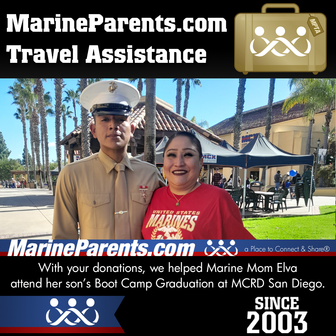MPTA Helps Marine Mother, Elva, Attend Graduation