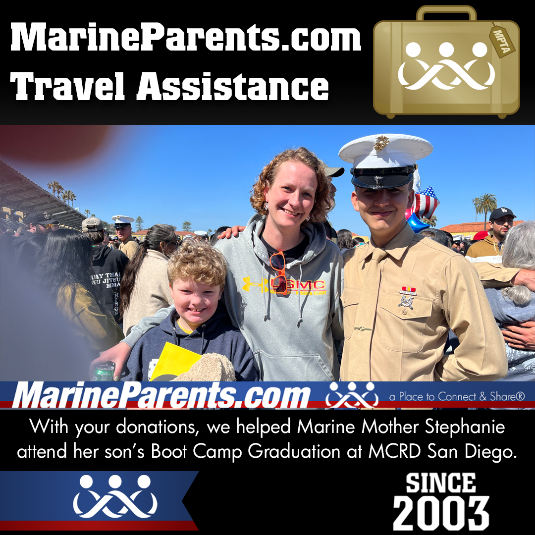 MPTA Helps Marine Mother, Stephanie, Attend Graduation