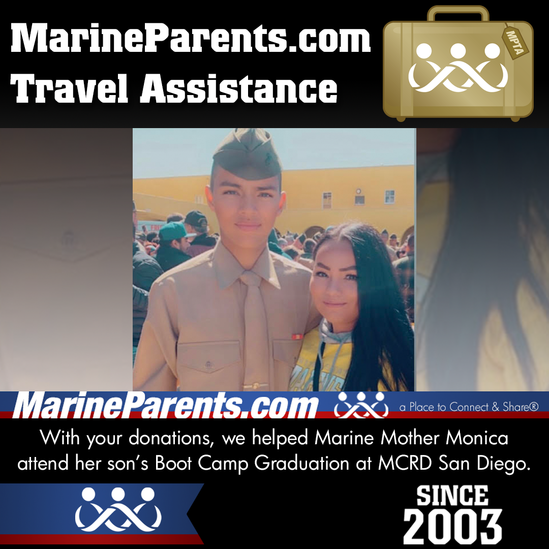 MPTA Helps Marine Mother, Monica, Attend Graduation