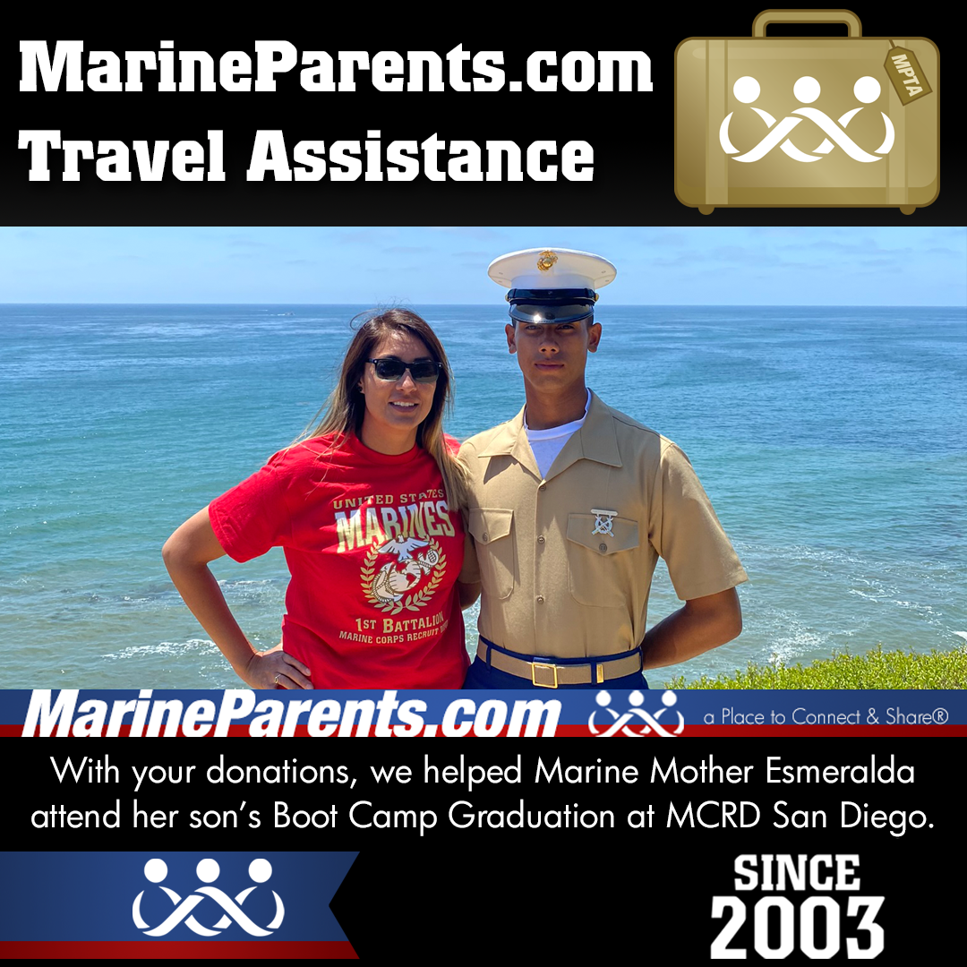 MPTA Helps Marine Mother, Esmeralda, Attend Graduation