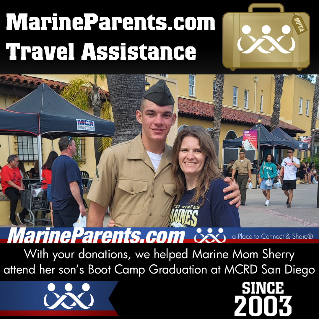 MPTA Helps Marine Mother, Sherry, Attend Graduation