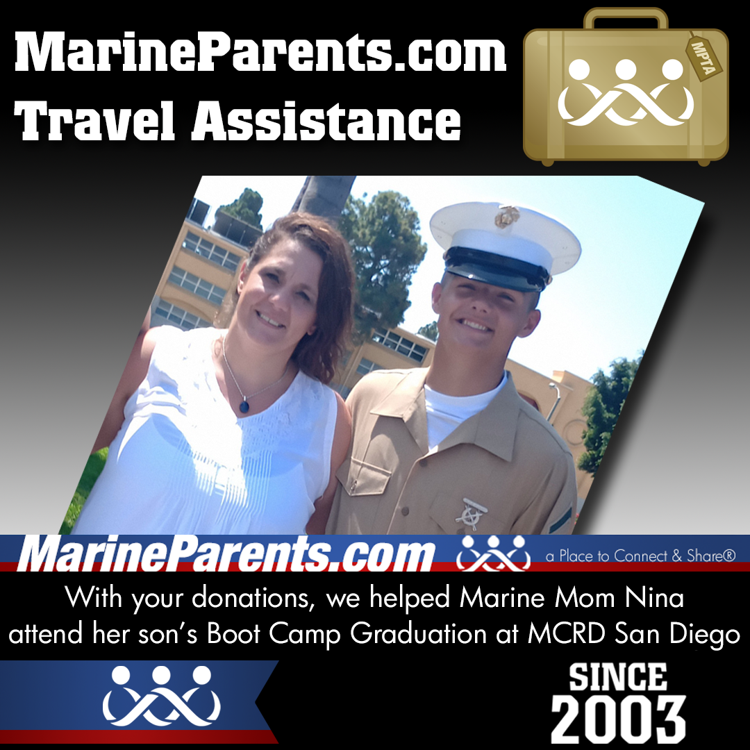 MPTA Helps Marine Mother, Nina, Attend Graduation
