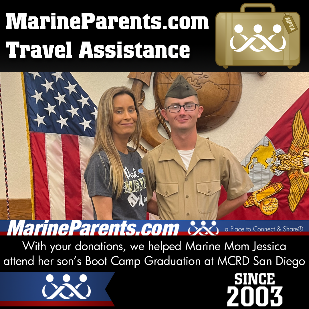MPTA Helps Marine Mother, Jessica, Attend Graduation