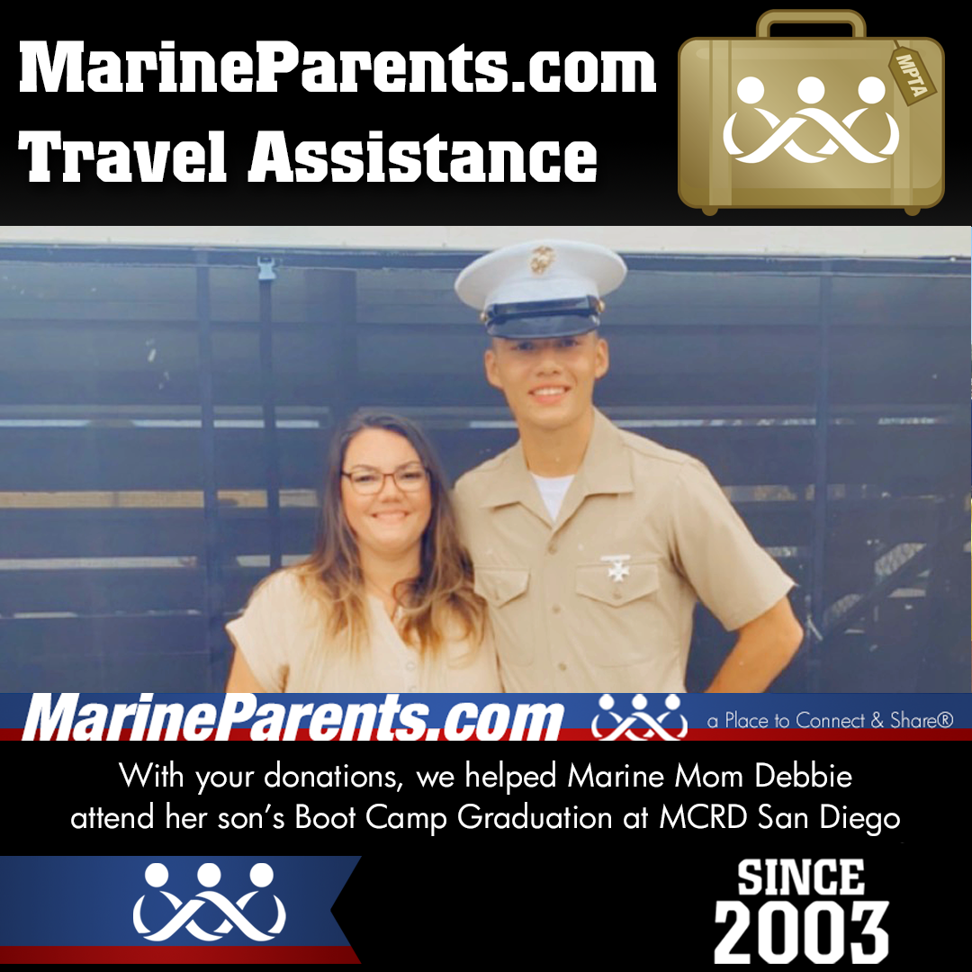 MPTA Helps Marine Mother, Debbie, Attend Graduation