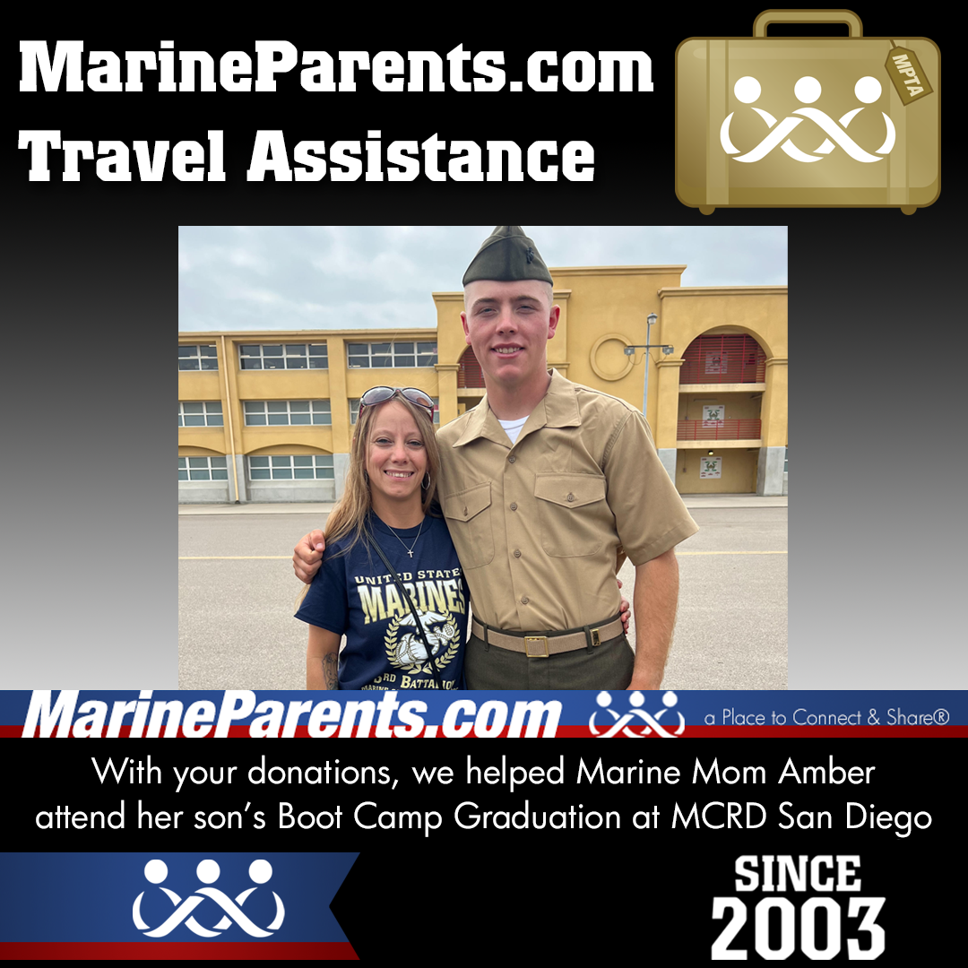 MPTA Helps Marine Mother, Amber, Attend Graduation