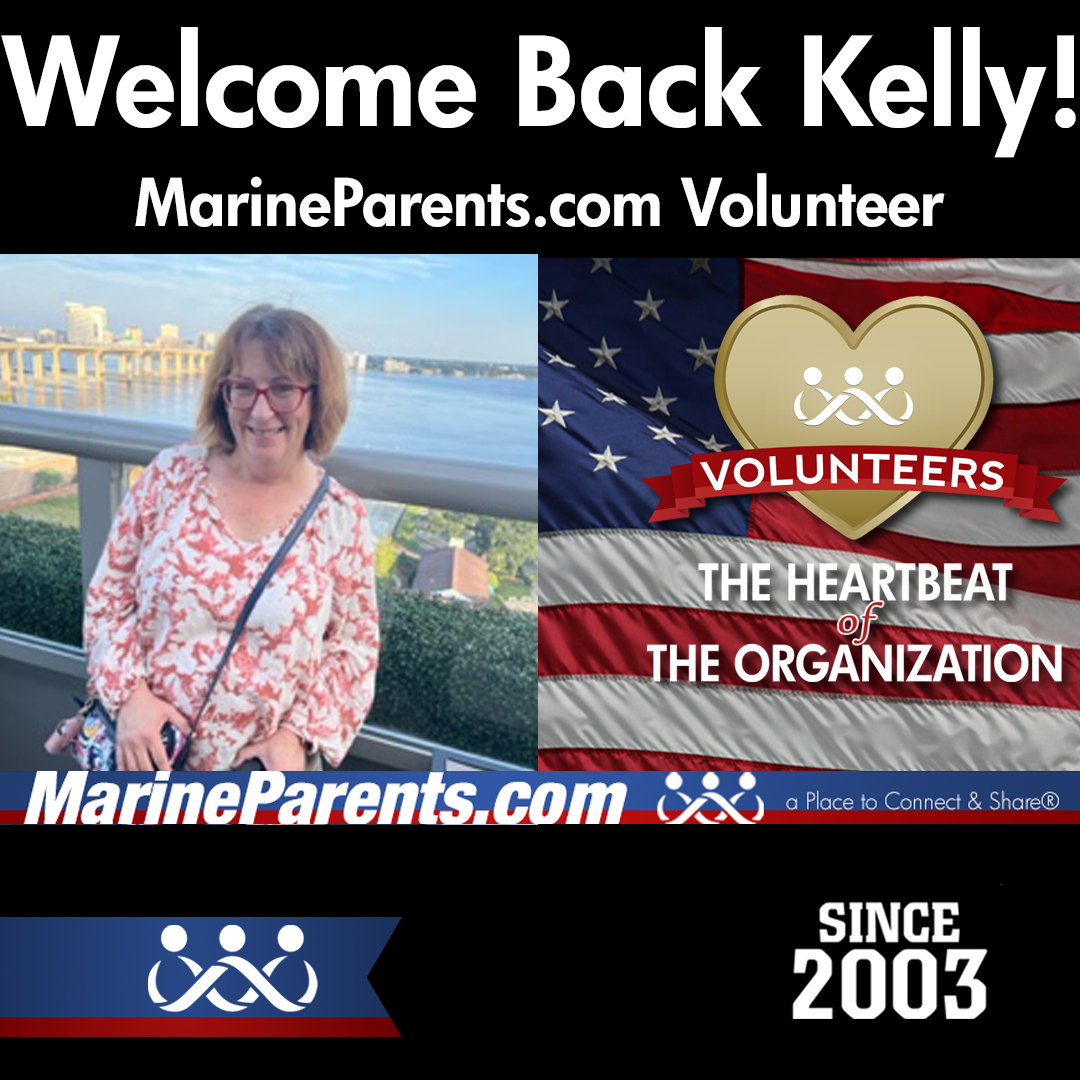 Congratulations to Kelly Cooke, a returning Volunteer!
