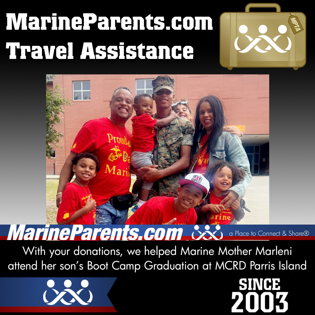 MPTA Helps Marine Mother, Marleni, Attend Graduation