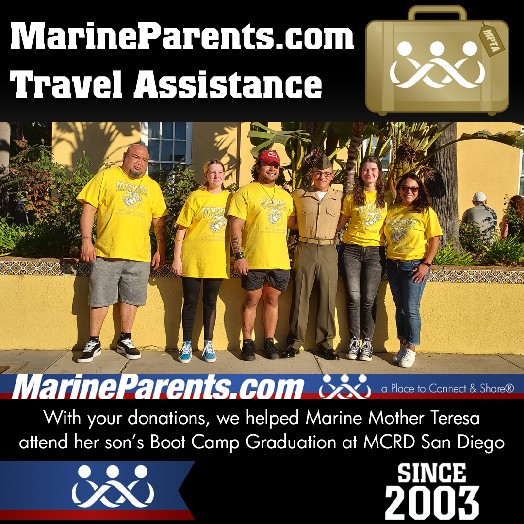 MPTA Helps Marine Mother, Teresa, Attend Graduation