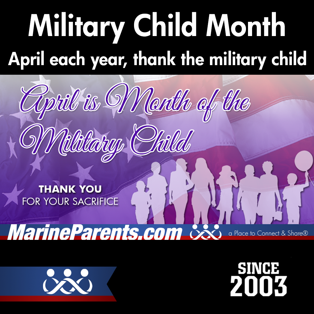 April is Month of the Military Child