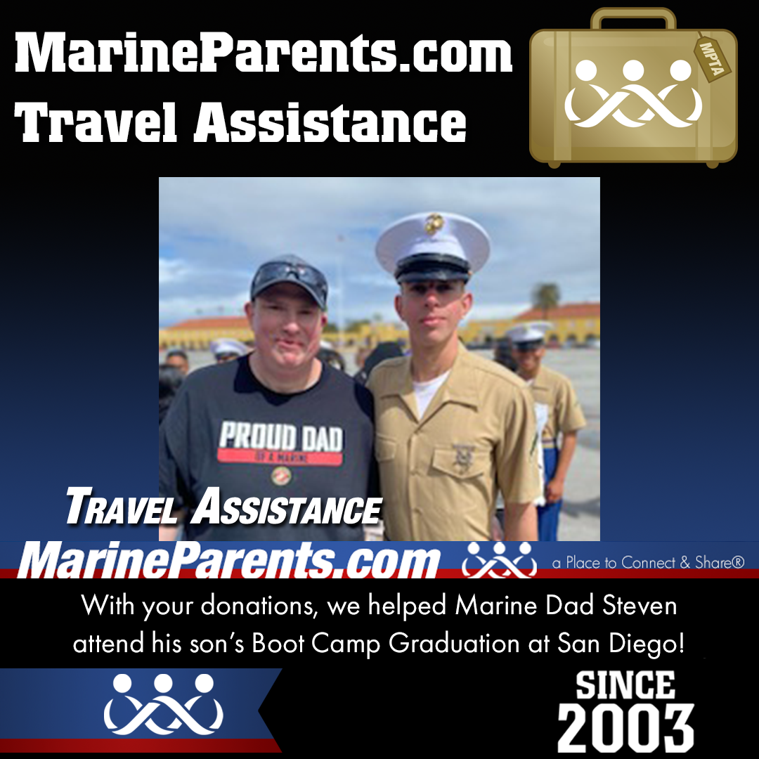 MPTA Helps Marine Father, Steven, Attend Graduation