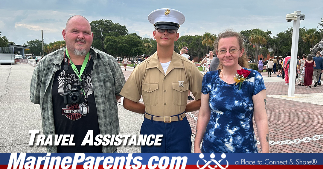 MPTA Helps Marine Parents, Maria and Rollie, Attend Graduation