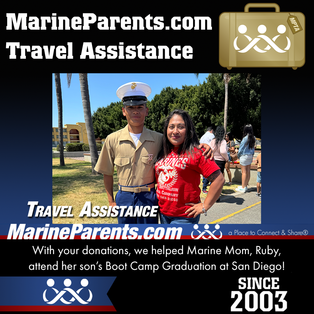 MPTA Helps Marine Mother, Ruby, Attend Graduation