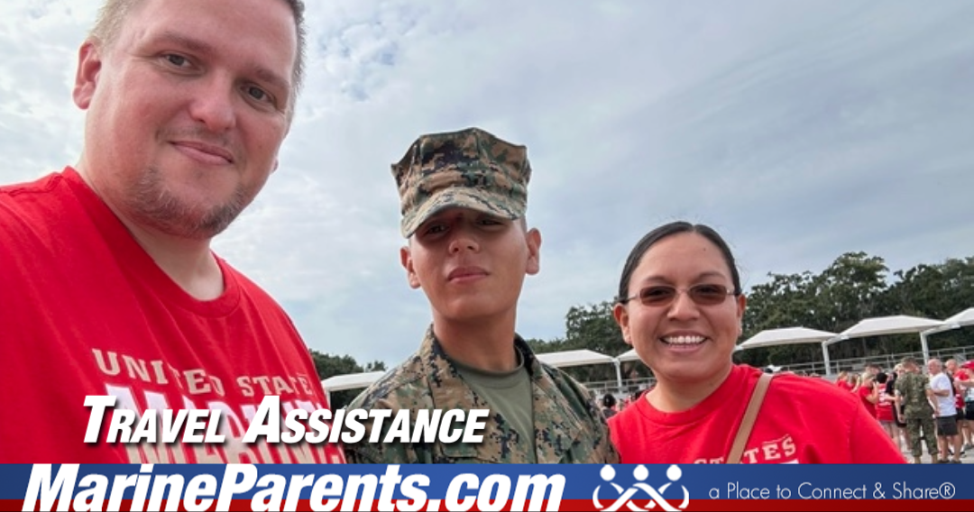 MPTA Helps Marine Parents, Norma and Ray, Attend Graduation