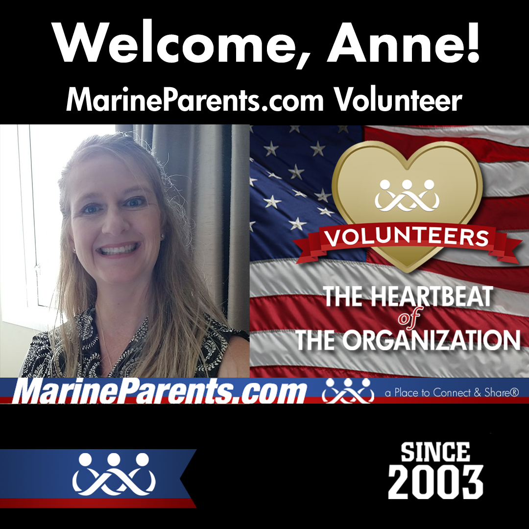 Congratulations to Anne Marshall, our newest Volunteer!