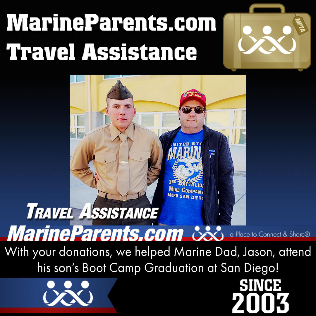 MPTA Helps Marine Father, Jason, Attend Graduation